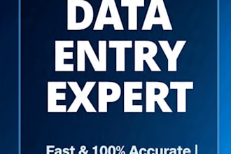 do fast and accurate data entry, PDF to excel, word