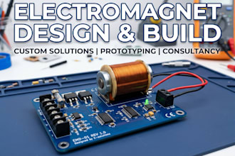 design and build dc electromagnet with pwm control driver and pcb system