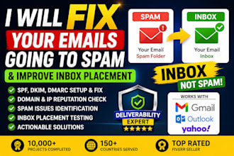 fix your email deliverability and improve inbox placement gmail, outlook