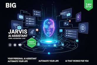 build your personal jarvis ai assistant for tasks,
