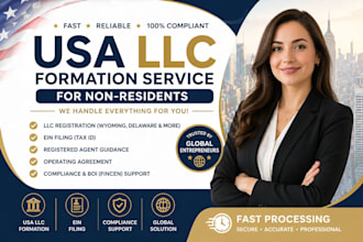 do llc registration, company registration ein number in USA with ein
