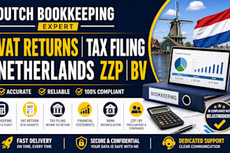 do dutch bookkeeping netherlands vat return tax filing for zzp bv businesses
