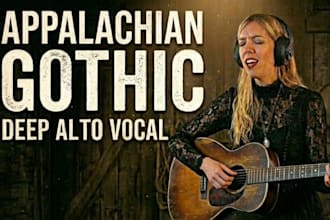 female country singer with haunting alto vocals for dark appalachian gothic