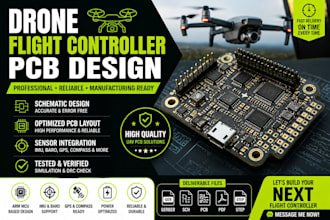 design stable drone flight controller pcb for high performance uav systems