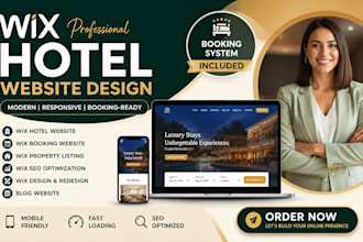 hotel wix website vacation website booking website airbnb website wix website