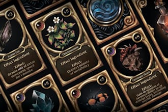 create 2d game assets, characters, props, and ui for your game