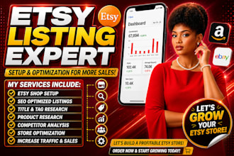 design etsy digital products seo listing etsy shop set up etsy shop store