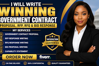 write winning government contract proposal, rfp, rfq and bid response