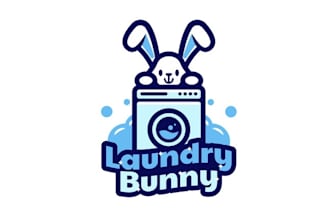 design wash exceptional logo for delivery laundry service