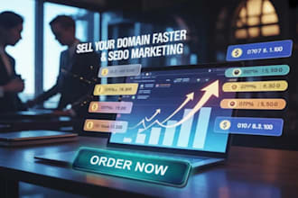 do flippa marketing  sedo promotion domain broker manager domain listing
