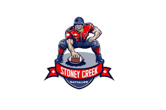 design football league war logo