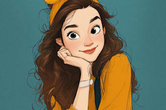 turn your photo into disney cartoon style portrait