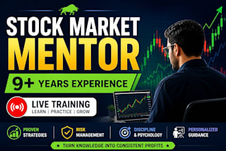 mentor you in stock market trading with live sessions and strategy