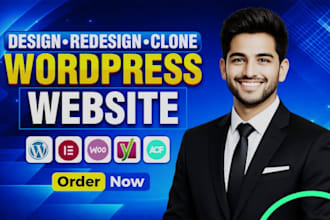 replicate wordpres website and clone redesig website