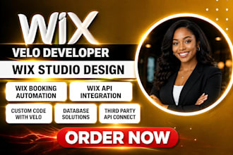 wix velo developer wix studio design wix booking automation wix api integration