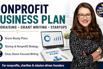 write topnotch business plan for nonprofit fundraising grant writing startups