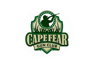 design shotguns logo with clay birds are great art