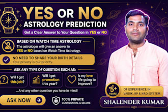 do yes or no astrology prediction for your one question
