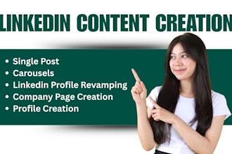 design linkedin content and carousels for you