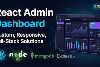 build a react admin dashboard with login and user management