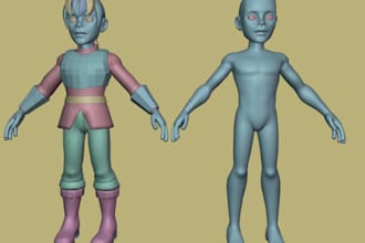 create stylized 3d characters for roblox, games and 3d printing