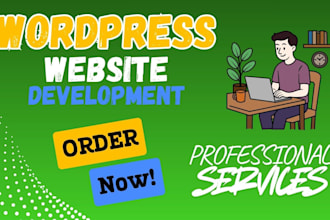 design clean and responsive wordpress website