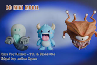 cute 3d toy, flexi articulated figure, fidget dragon doll plush bjd, mini model