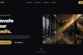 design a premium saas landing page in figma html css