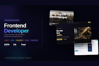 design a modern responsive landing page for small business