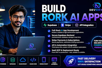 build rork ai app with supabase backend stripe and api integration