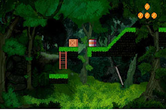 draw pixel art tileset, tiles asset, scenery pixel art background for video game