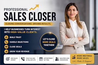 sales development representative appointment setting sales closer for b2b sales