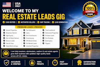 provide seller and buyer real estate leads with skip tracing
