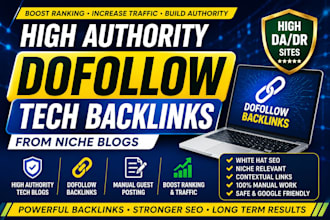 build dofollow tech backlinks from authority tech blogs