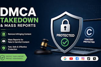 do dmca related service and mass reports under dmca