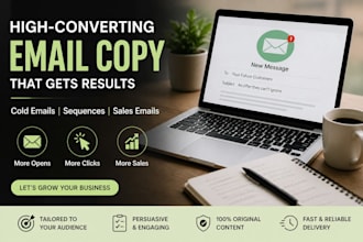 write high converting email copy, cold emails, and sales emails