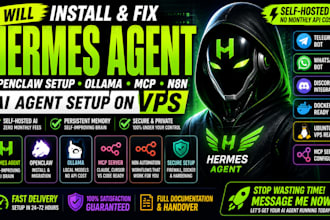 install or migrate hermes agent, openclaw, ollama mcp vps claude code, telegram