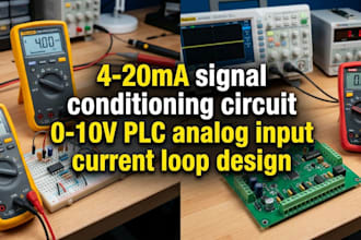 4 20ma signal conditioning, circuit 0 10v plc analog input, current loop design