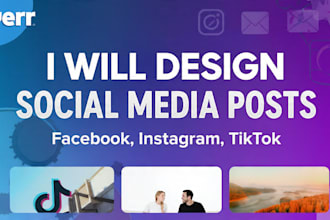 design professional instagram posts, social media posts