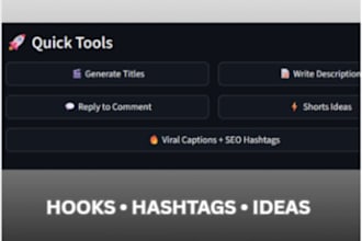 create viral captions and hashtags for tiktok, reels, and youtube shorts