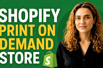 setup shopify print on demand store with printful, printify and etsy integration