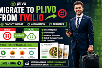 migrate to plivo from twilio contact import automation transfer