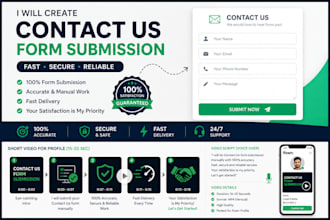 provide contact us form submission service for business leads
