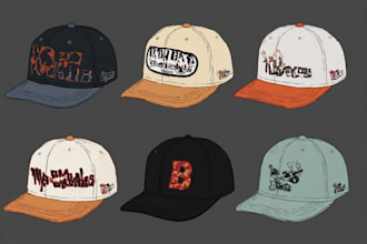 do unique hat patch design for cap logo