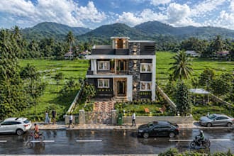 create architectural drawings for residential buildings