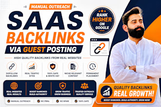 build saas backlinks via guest posting