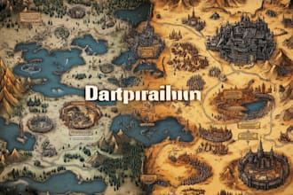 do map design for custom events, festivals, and vector