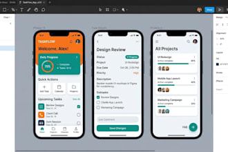 design user friendly mobile UI UX in figma