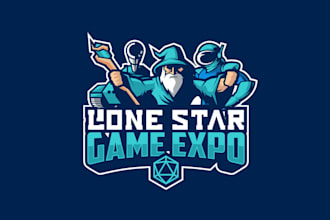 design cool e sports brand logo for the lone star game expo