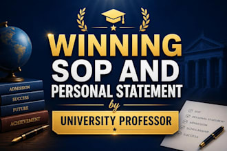 improve your personal essay and statement as a university professor